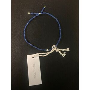 Ana Luisa Diamond Cord Bracelet Cobalt Blue NWT New Authentic Retired Adjustable